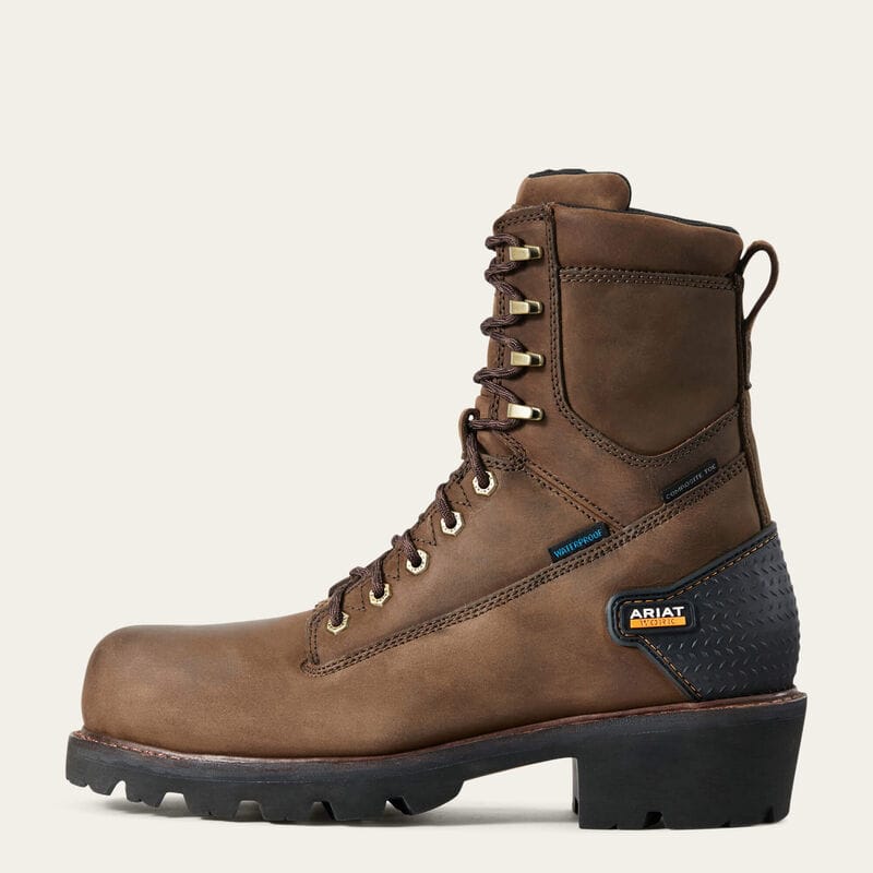ARIAT Powerline 8" Waterproof Composite Toe Work Boot - Image 4