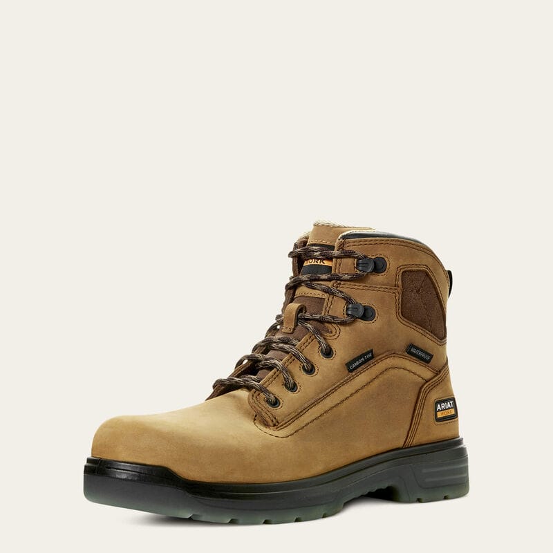 ARIAT Turbo 6" Waterproof Carbon Toe Work Boot