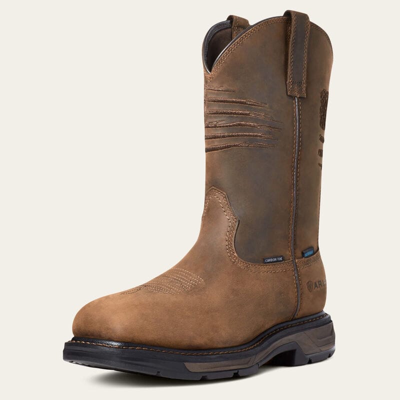 ARIAT WorkHog XT Patriot Waterproof Carbon Toe Work Boot