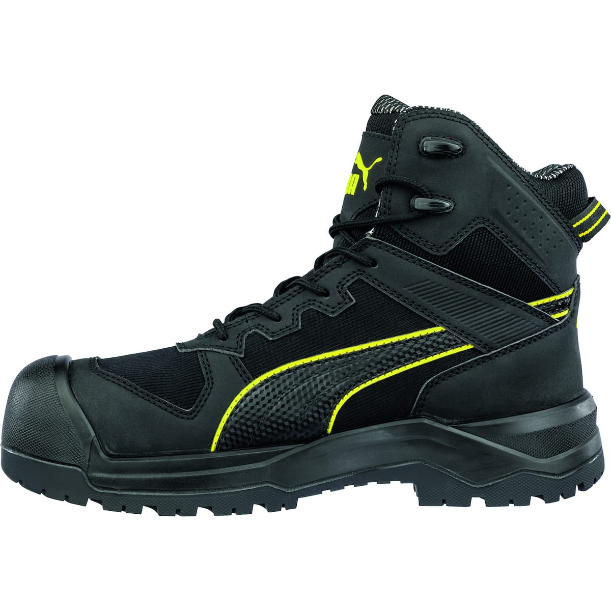 Puma ROCK HD MID BLACK Composite Toe Safety Footwear - Image 3