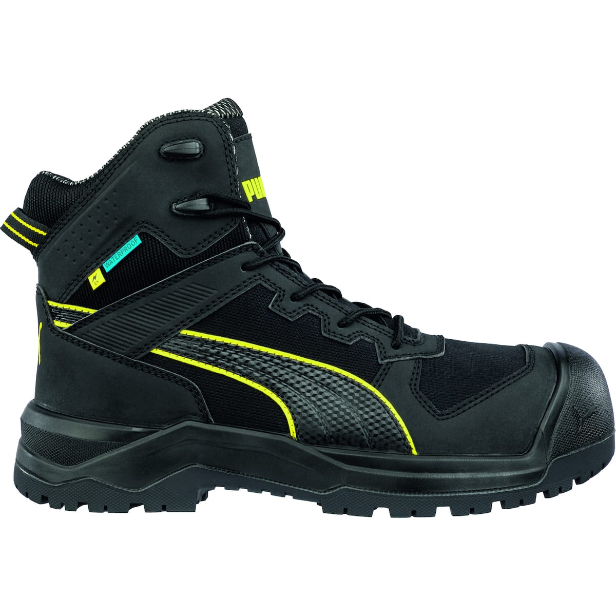 Puma ROCK HD MID BLACK Composite Toe Safety Footwear - Image 6