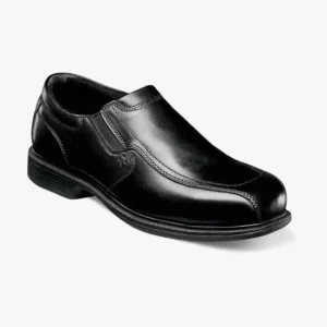 Florsheim Coronis Steel Toe Black Bike Toe Slip On