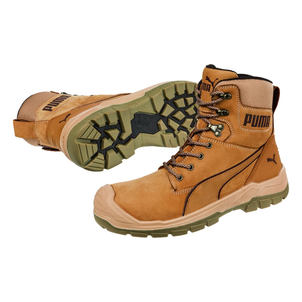 Puma Conquest CTX High Wheat Women's Composite Toe Safety Footwear