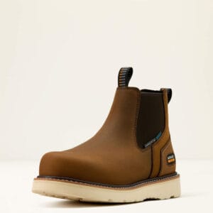 Ariat Rebar Wedge Chelsea Waterproof Composite Toe Work Boot (Men)