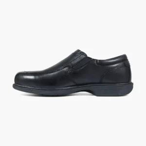 Florsheim Coronis Steel Toe Black Bike Toe Slip On
